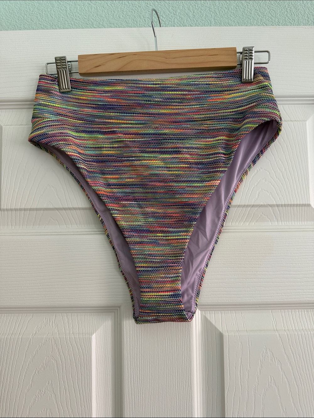 aerie Multicolor High-Waist Bikini Bottoms